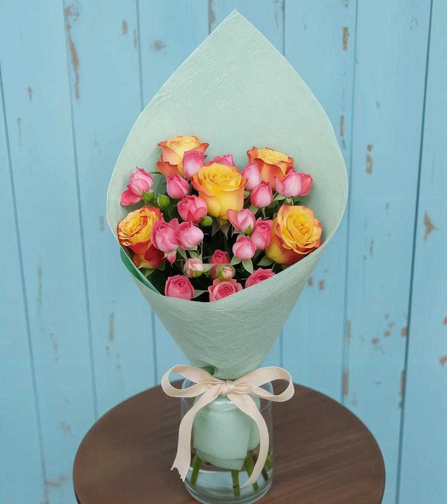 Букет цветов из: Розы в Данилово