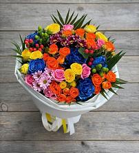 Букет цветов из:  Розы и Хризантемы в Данилово