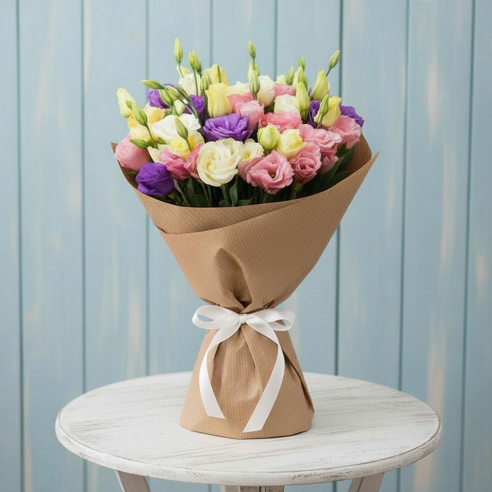 Букет цветов из: Лизиантусы в Данилово