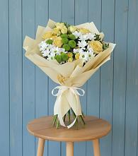 Букет цветов из:  Хризантемы и Розы #REPLACE_PRED# Данилово