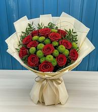 Букет цветов из:  Розы и Хризантемы в Данилово