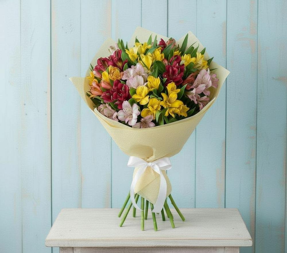Букет цветов из: Альстромерии в Данилово