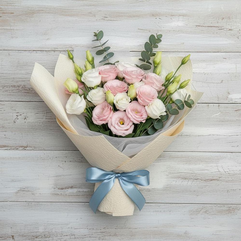 Букет цветов из: Лизиантусы в Данилово